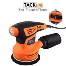 Tacklife PRS02A 5-Inch Classic Random Orbit Sander with Dust Container Variable Speed DIY Efficient Dust Collection System