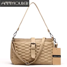 Annmouler, Новая модная женская сумка на плечо, многофункциональные сумочки, 6 цветов, высокое качество, сумка-мессенджер, OL, сумка через плечо для девушек
