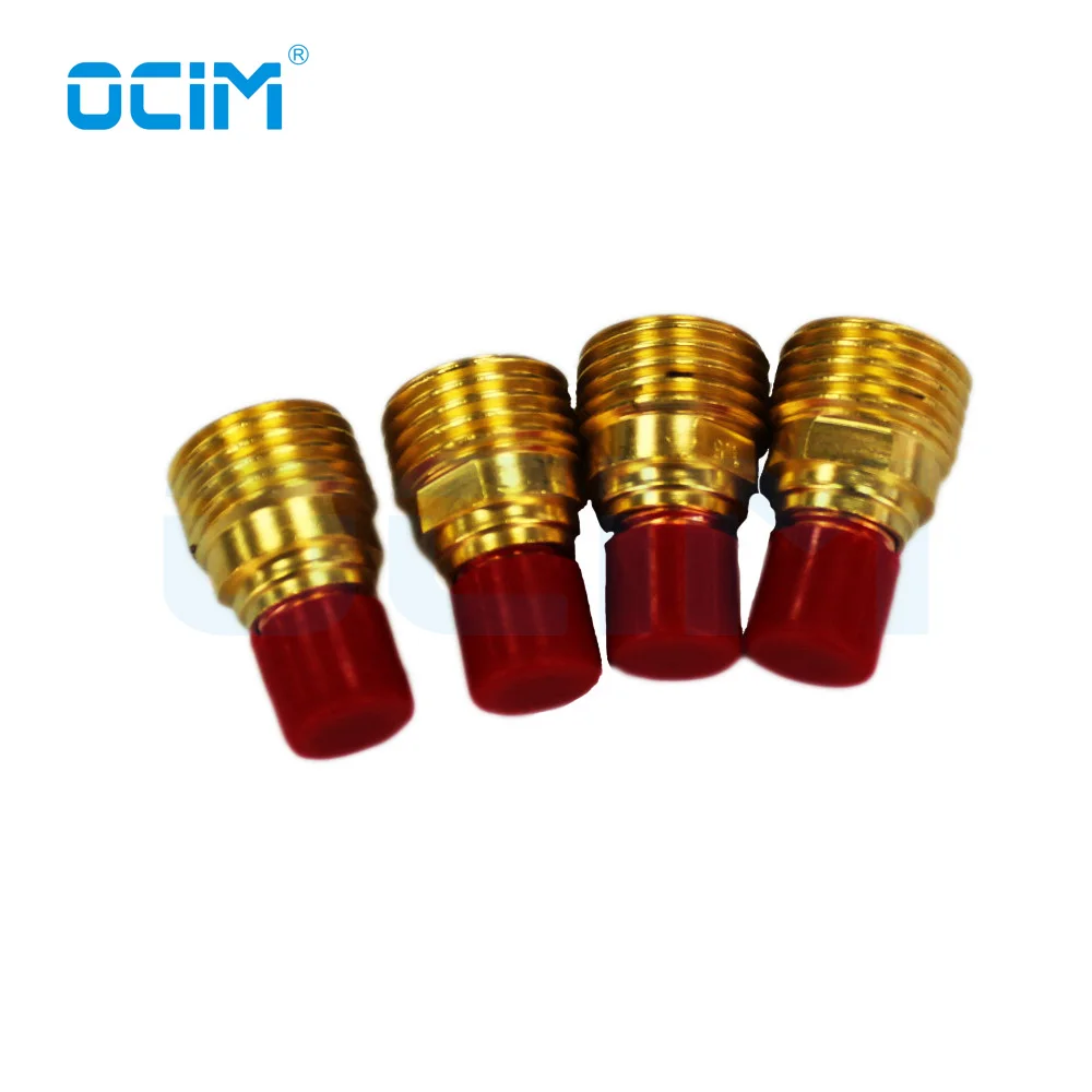 5PCS Small Gas Lens 1.0mm 1.6mm 2.4mm 3.2mm For TIG Welding Torch WP9/20/25 aluminum flux core wire