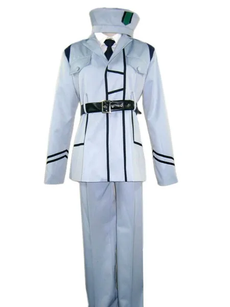 

White Uniform Cosplay Costume from Axis Power Hetalia E001