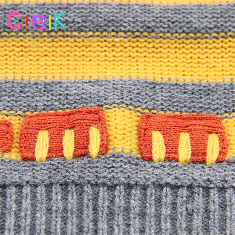 CieiK Knitted Baby Sweater Cartoon Lion Girl Winter Photography Clothes Spring Newborn Boys Kleding Cardigan Child meisje Kids  (20)