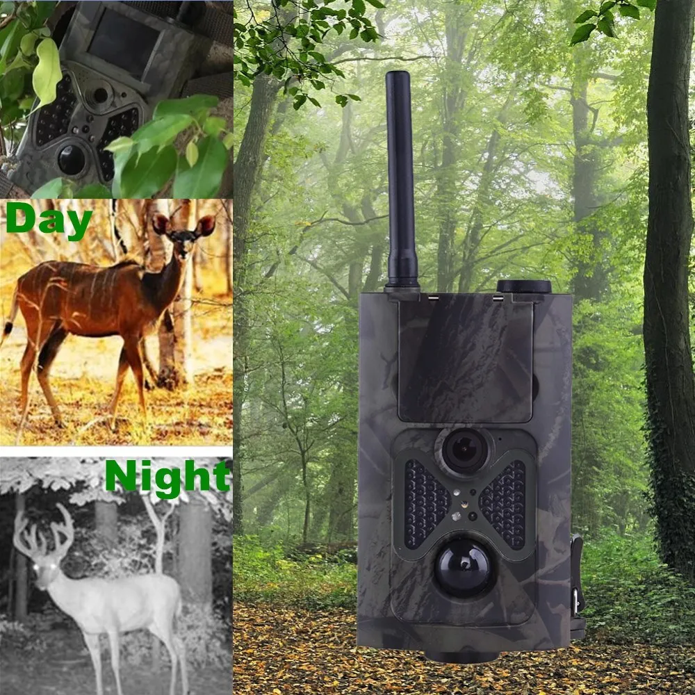 Outdoor Wildlife Hunting Trail Game Camera HC500M Full HD 1080P with 48pcs IR Night Vision LEDs Hunting camera remote