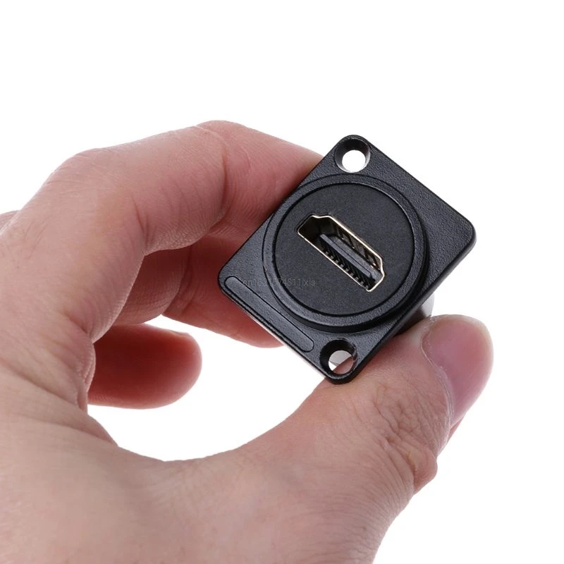 Новая сетевая втулка шасси HDMI D type RJ45 монтажный аудиоразъем для панели