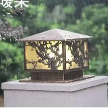 Континентальная колонна фары наружные столбы садовые светильники водонепроницаемые светильники лужайки настенные садовые виллы зеленое освещение