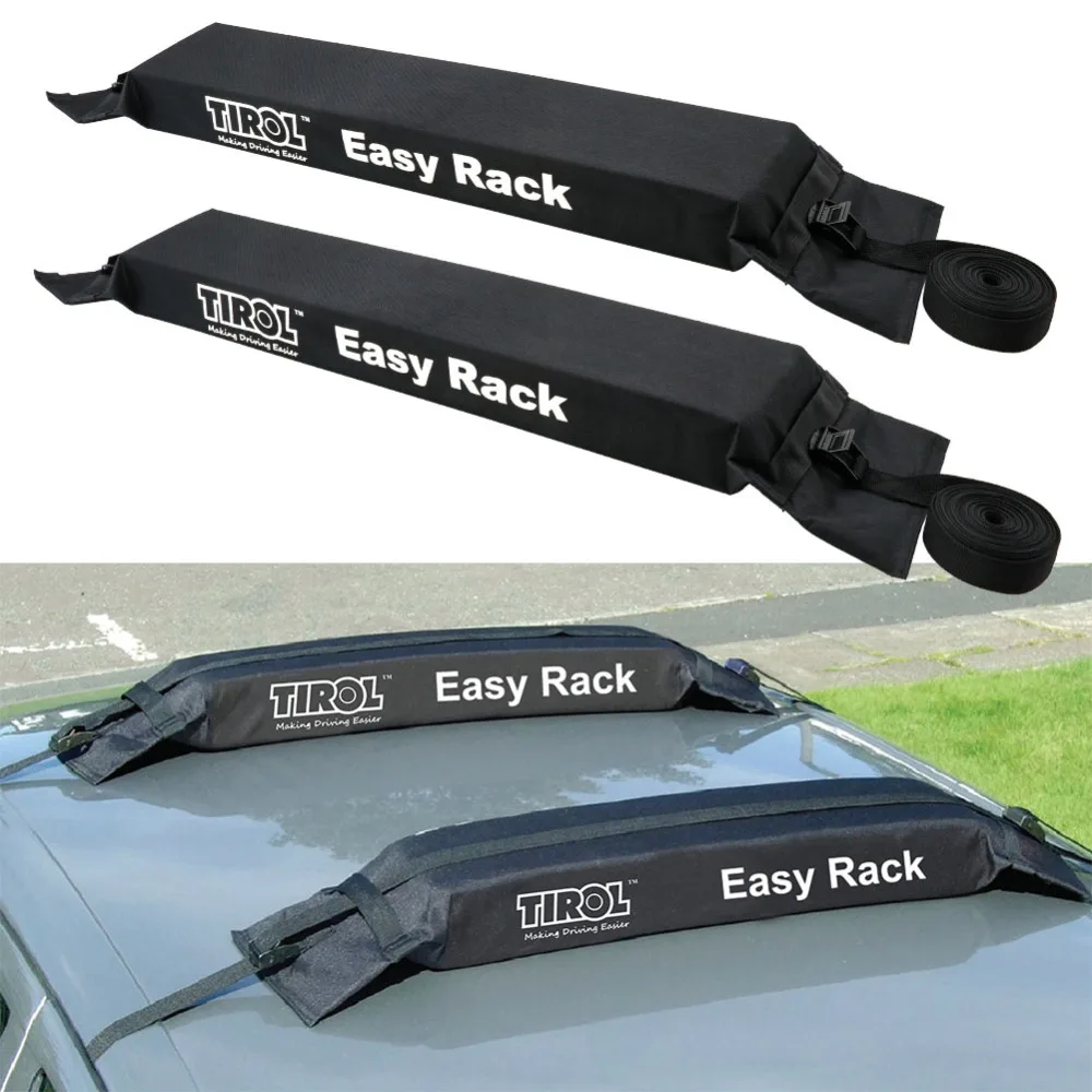 T15414a Pair Universal Auto Soft Car Roof Rack Carrier Luggage Easy