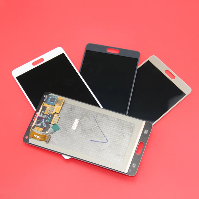 Repair Parts For Samsung Galaxy Note 4 Note4 N910C N910 N910A N910F LCD Display + Touch Screen Assembly Black White | Мобильные