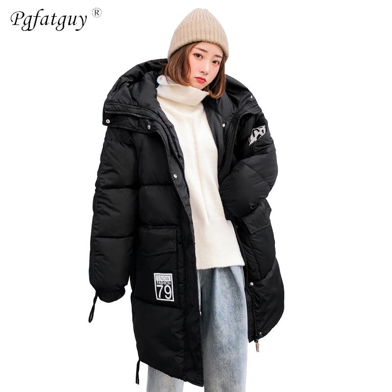 Longue De jaune Style Noir Chaud Le blanc Femmes Bas Vêtements Coton Européen Épaissir Capuchon Vestes D'hiver Femme À Parkas Vers 2018 rouge Neige Manteaux Jaune HtdAxqSq