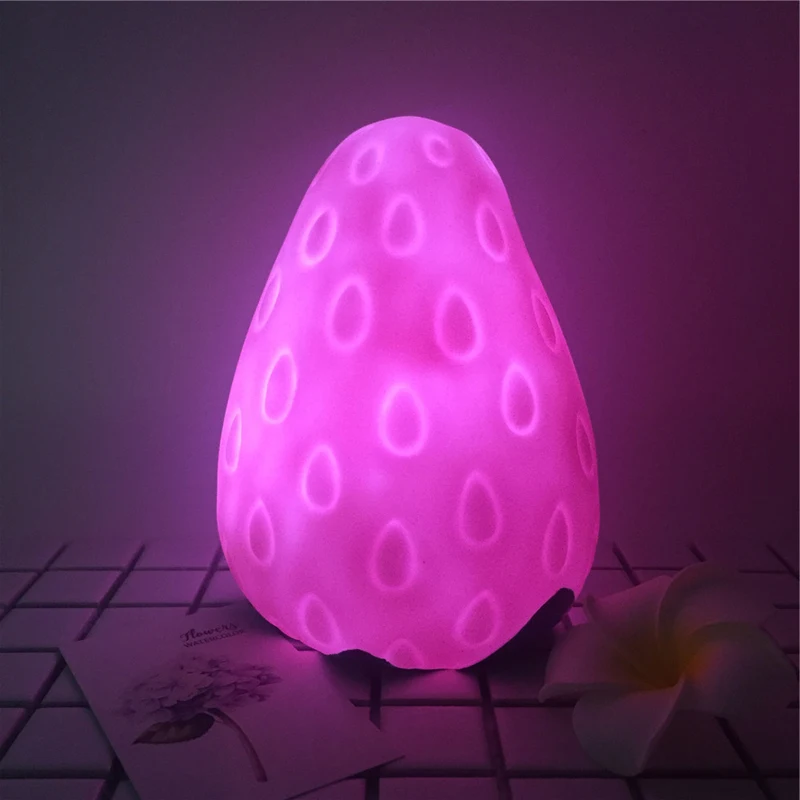 Supper-Cute-Strawberry-Led-Night-Lights-Table-Desk-Lamp-Home-Decor-Lights-4-Colors-for-Baby