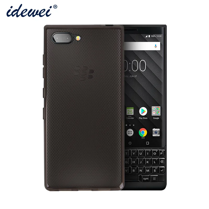 

For BlackBerry Key2 Case Cover Soft TPU Silicone Back Cover For BlackBerry Key Two BBF100 Phone Protective Case Fandas Capa
