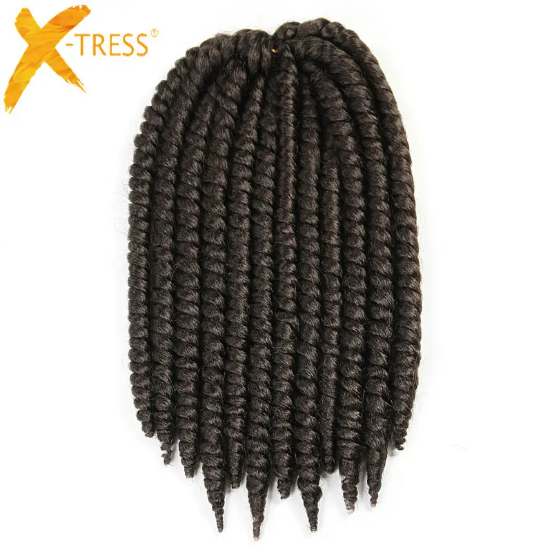 crochet twist 6 Medium Braids #4 Twist Havana Crochet Mambo Brown