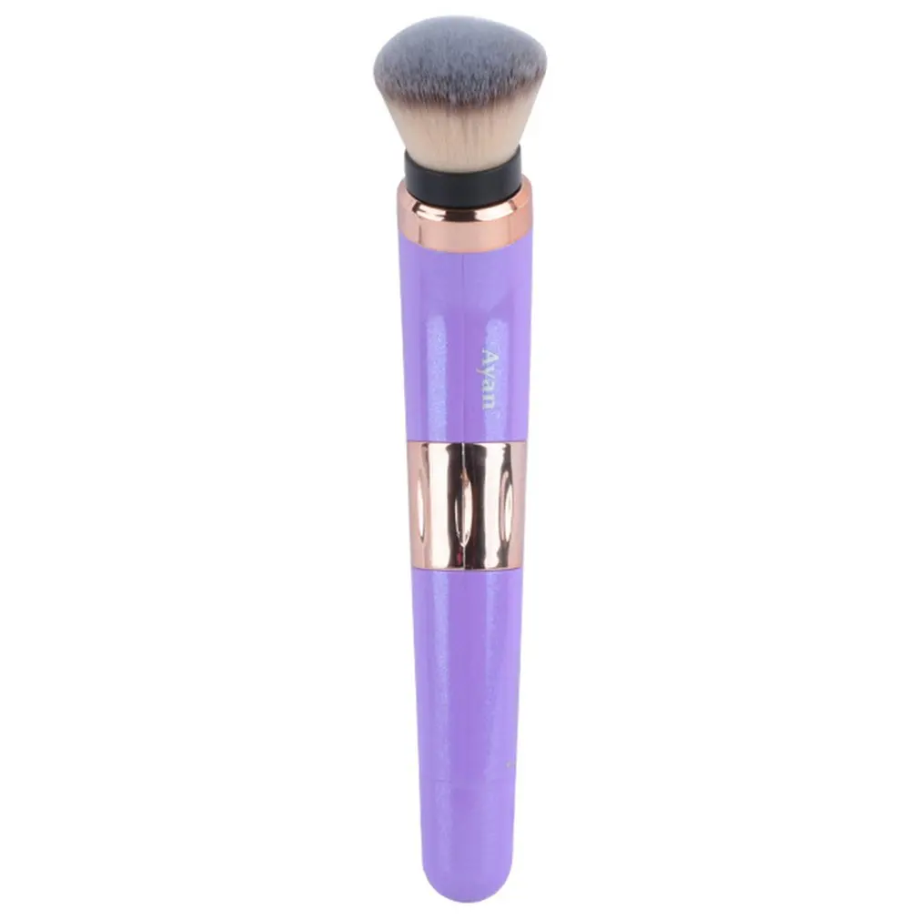 Инструменты для макияжа электрическая щетка для макияжа щетка для чистки Румяна Кисти косметические инструменты для женщин для начинающих - Handle Color: Purple
