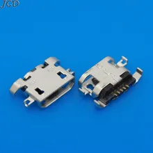 JCD 25 шт./лот Micro USB 5pin типа B гнездовой разъем для мобильного телефона Micro USB разъем 5-контактный разъем зарядки