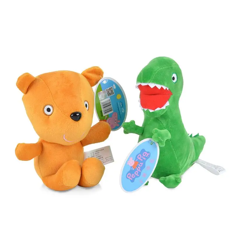 19 см оригинальный бренд Peppa Pig Kawaii мягкие животные плюшевые игрушки Джордж Свинья