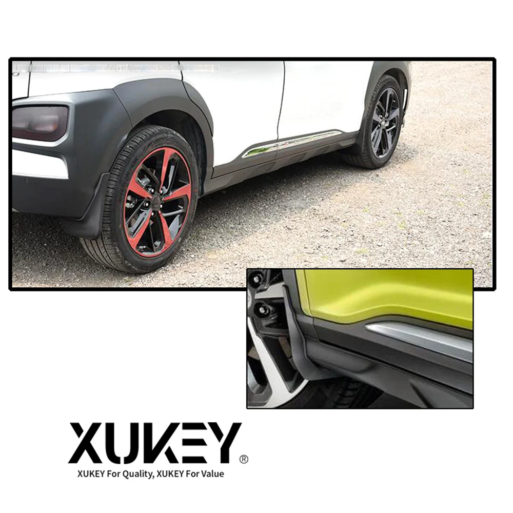 OE стильные Литые Автомобильные Брызговики для Hyundai Kona 2017 2018 2019 2020 Kauai