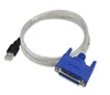 Кабель-адаптер для параллельного порта USB 2,0-25 Pin DB25, IEEE 1284, 12 Мбит/с ► Фото 2/2