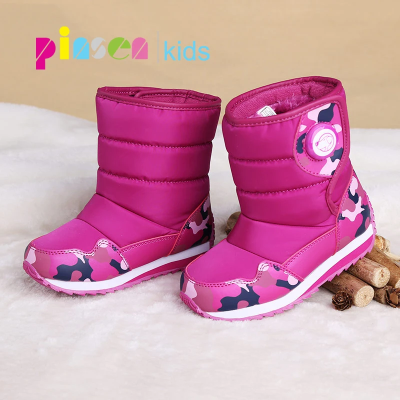 

2019 kids shoes winter warm snow boots for girls fashion Waterproof children shoes girls boys boots perfect for kids accessories