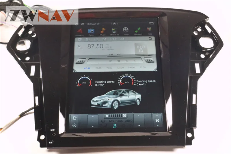 Perfect ZWNVA Tesla style Screen Android 7.1 RAM 2GB ROM 64GB Car Player GPS Navigation Radio Screen For Ford Mondeo MK4 2007-2012 13 Perfect ZWNVA Tesla style Screen Android 7.1 RAM 2GB ROM 64GB Car Player GPS Navigation Radio Screen For Ford Mondeo MK4 2007-2012 13