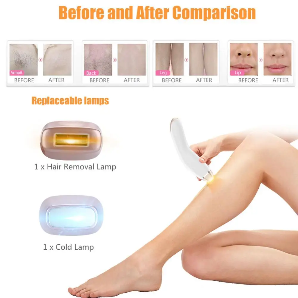 

Hair Removal Machine Permanent Painless Hair Removal Depilator With WPL Hair Removal System Bikini Trimmer Electric Depilador