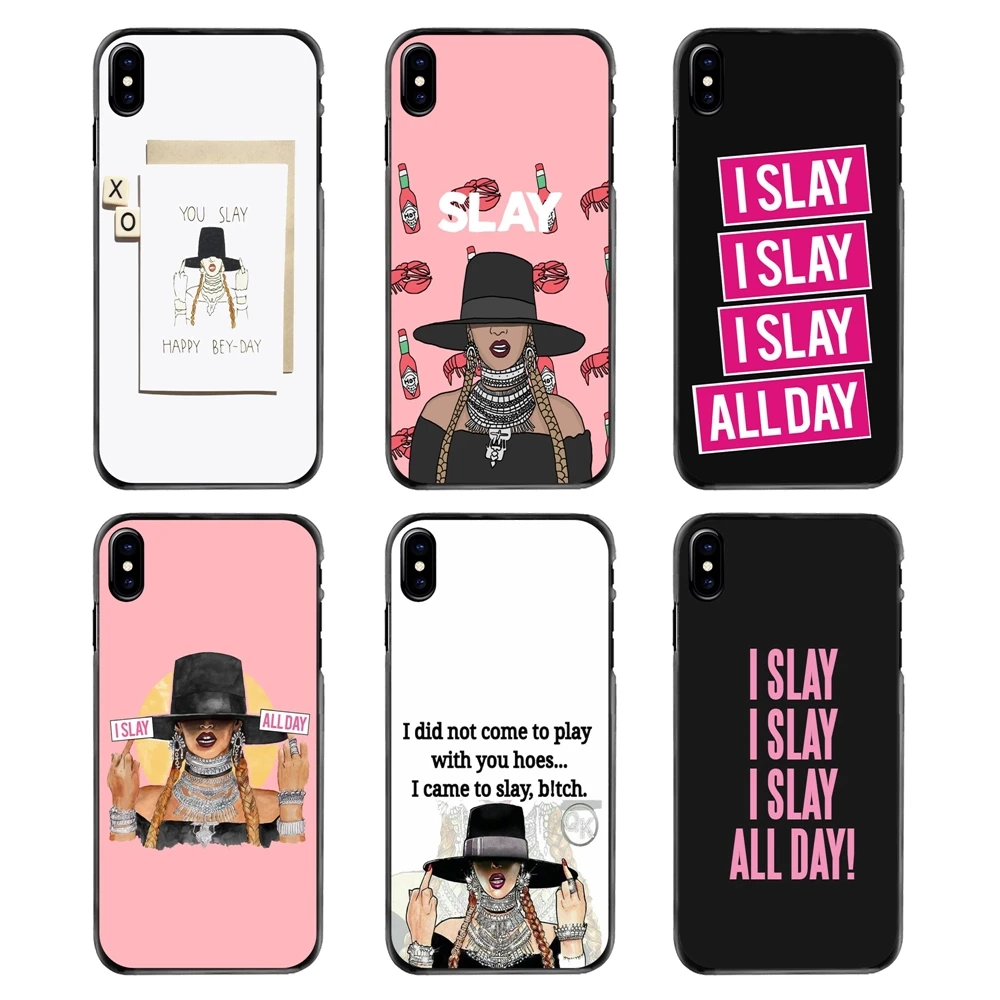 BEYONCE FORMATION I SLAY ALL DAY For iPhone 4 4S 5 5S 5C SE 6 6S 7 8 Plus X XR XS Max iPod Touch Accessories Phone Covers |