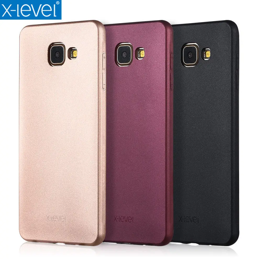 X-Level Silky TPU Phone Case For Samsung Galaxy A3 2017 A320 A320F Ultra Thin Protective Back Soft Cover |