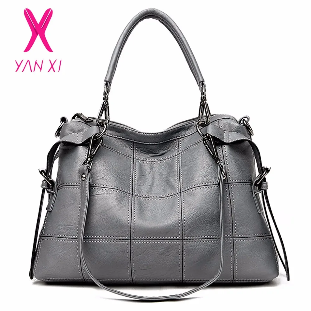

YANXI Hot Sale Crossbody Shoulderbag Fashion PU Leather High Quality Retro Messenger Ladies Bags Handbags Women Famous Brands