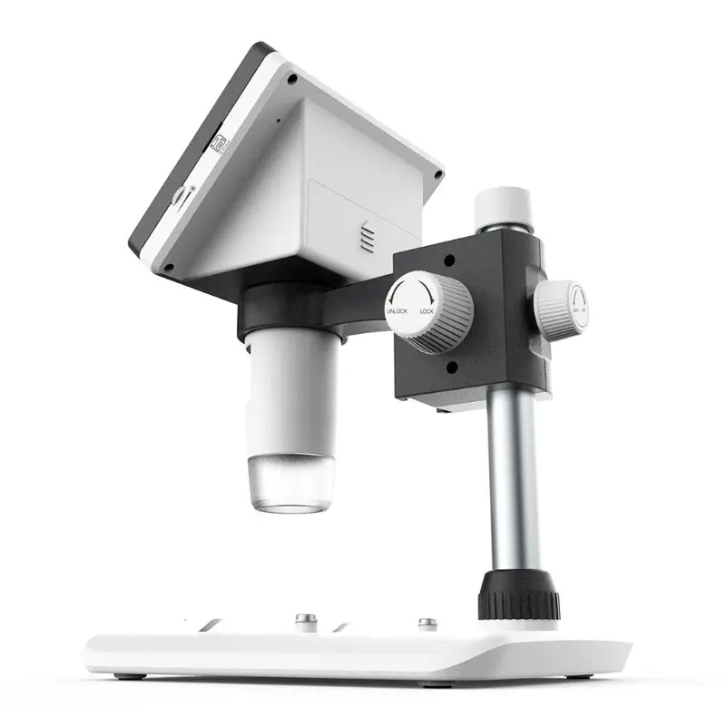 

4.3" LCD HD 1080P Digital Microscope 50X-1000X Magnification Camera Video Recorder for Mac Windows