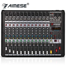 MX-1202 профессиональный аудио 12-входной канал 48V USB интерфейс Bluetooth смеситель 16 DSP цифровой сценическое оборудование