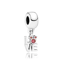 Kristie 100% 925 Sterling Silver Brand New 791448CZR Love Dangle Original Women's Jewelry Free Shipping Kristie 100% 925 Sterling Silver Brand New 791448CZR Love Dangle Original Women's Jewelry Free Shipping