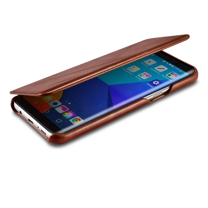 ICARER Ретро Натуральная кожа телефон флип чехол для samsung S8 плюс защитный винтажный Магнитный чехол для samsung Galaxy S8