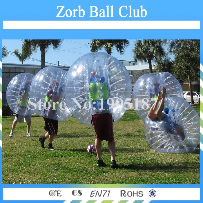 

Free Shipping 1.5m PVC Air Bumper Ball Body Zorb Ball BubbleFootball,Bumperball