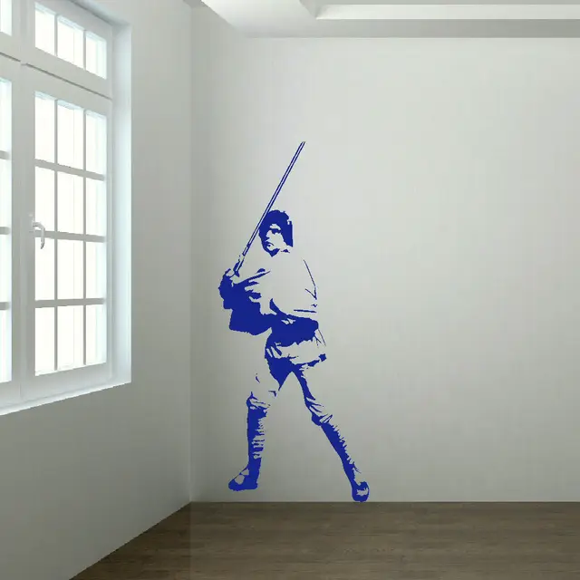 Adhesive Wall Art large luke skywalker star wars vinyl self adhesive wall art room Adhesive Wall Art large luke skywalker star wars vinyl self adhesive wall art room