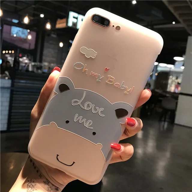 SFor IPhone 7 Case IPhone 6 Case Silicone Niceking Cute Cartoon Matte