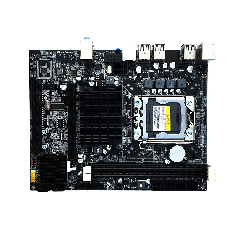 

212*168mm Desktop X58 Motherboard LGA 1366 2xDDR3 1866/1600/1333MHz Computer Mainboard 4xSATA2.0 100Mbps Computer Motherboard