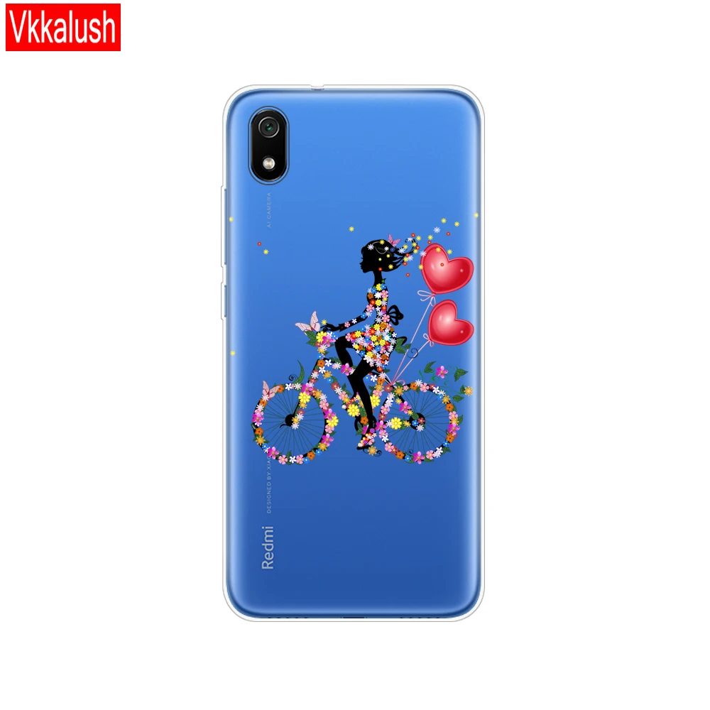 Чехол для Xiaomi redmi 7a, чехол s, полная защита, Мягкая силиконовая задняя крышка из ТПУ для redmi 7 A, бампер для redmi 7a, защитная задняя крышка - Цвет: 80378