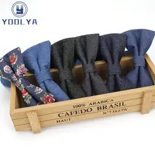 Высококачественный хлопчатобумажный галстук-бабочка для мужчин, повседневные модные однотонные цветочные галстуки-бабочки, дизайнерские галстуки-бабочки, ювелирные изделия унисекс, хлопковый мужской костюм, галстук-бабочка