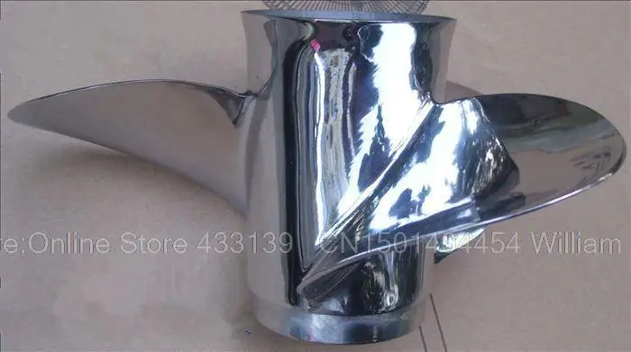 

Free shipping Propeller for Yamaha Hyfong Parsun etc. 2 and 4 stroke 9.9-15-20HP 10 inch stainless steel 9 1/4*10-J