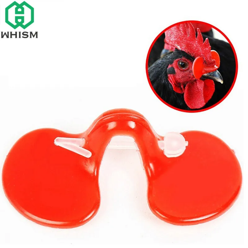 US 20x Poultry Chicken Eyes Peeper Glasses Hen Spectacles Anti-pecking Each