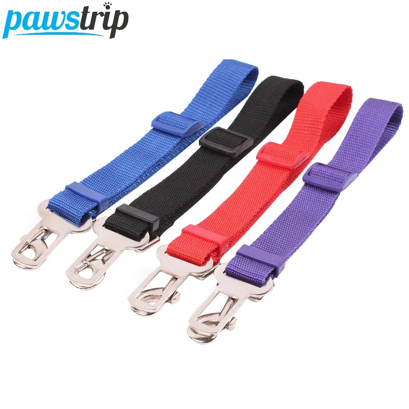 

2.5cm Width Nylon Pet Safety Belt 70cm Long Adjustable Vehicle Car Dog Seat Belt Leash
