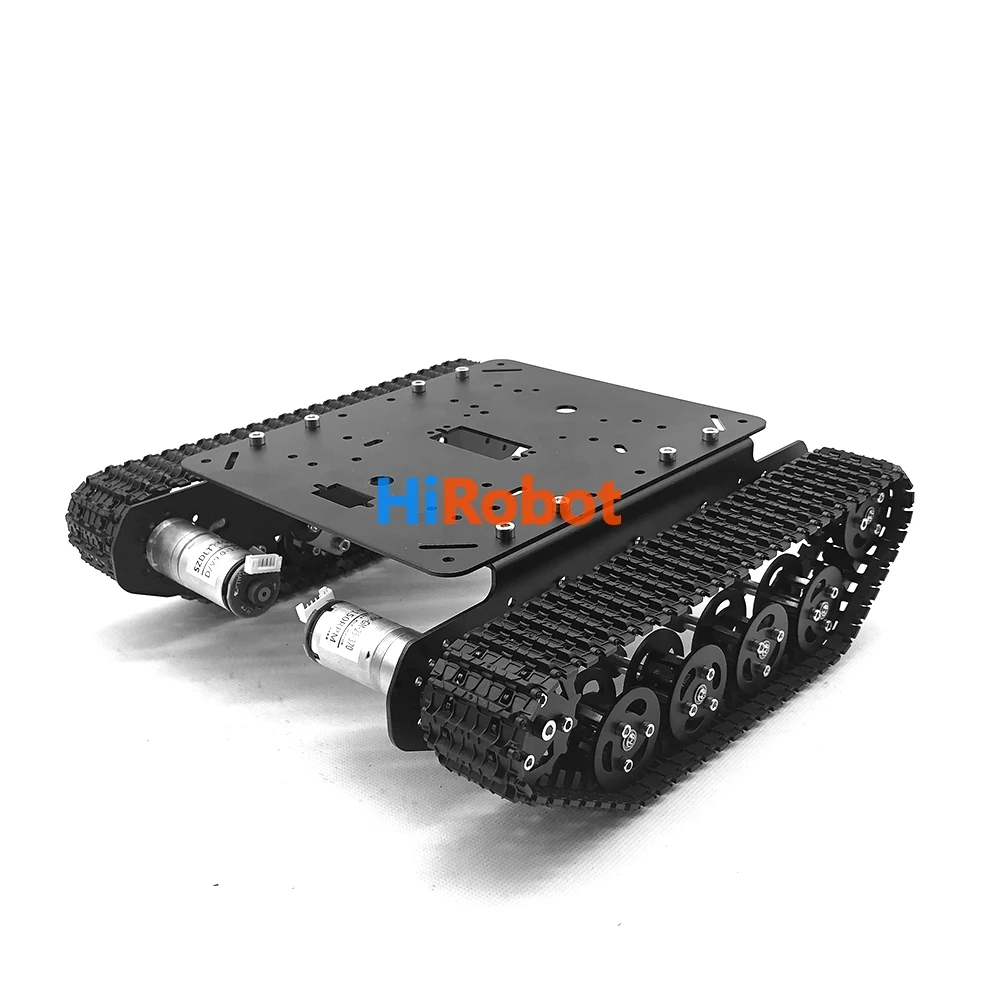 

TS100 Metal Rc Robot Tank Car Chassis Shock Absorption Car With Suspension System Crawler Caterpillar for Arduino DIY Toy