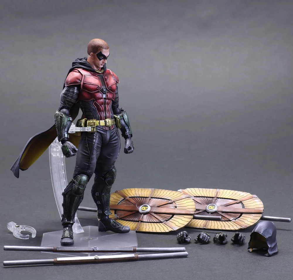 

Free Shipping 10" PA KAI DC Hero Batman Red Robin Arkham Knight Ver. Boxed 25cm PVC Action Figure Collection Model Doll Toy Gift