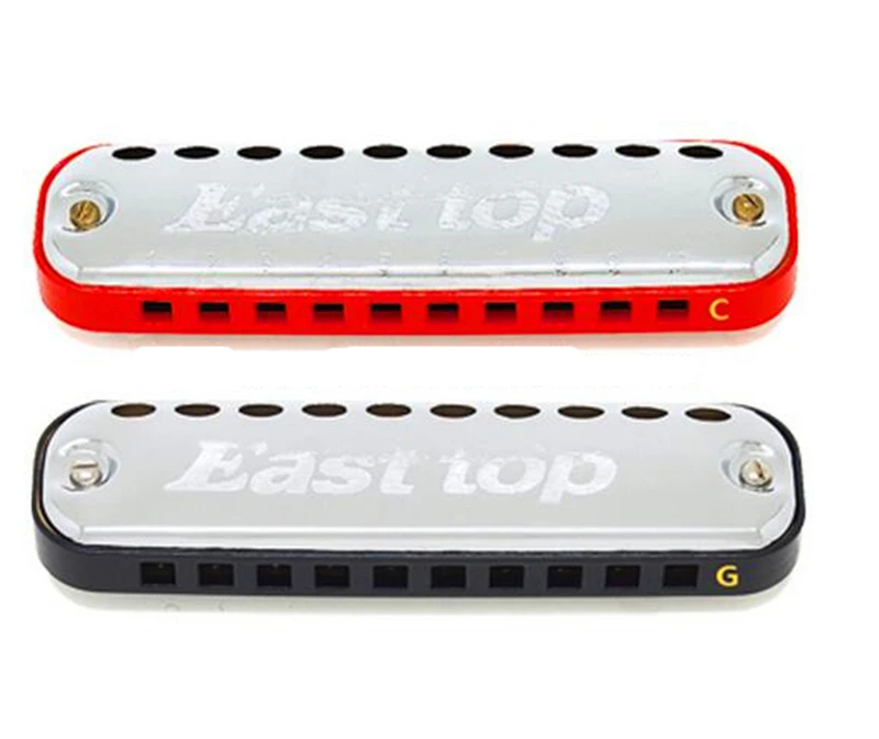 T10 1 easttop Губная гармошка gaita 10 отверстий C клавиша диатонический инструмент для