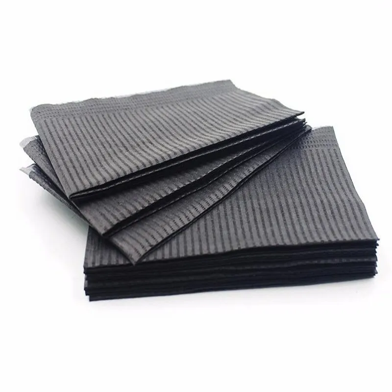 125pcs 13"X18" Black Tattoo Cleaning Wipes Disposable
