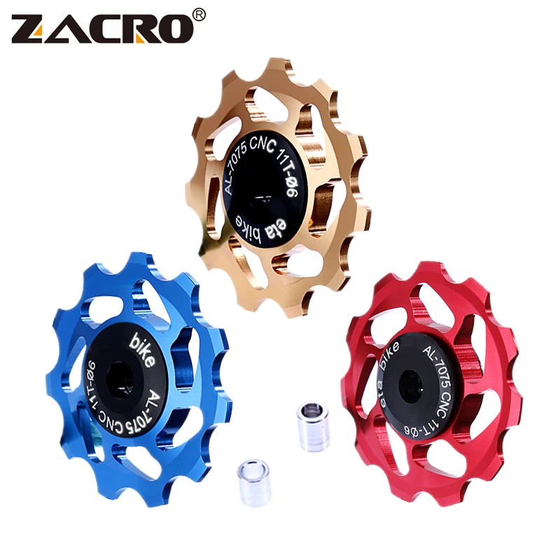 Zacro 11T MTB велосипедный задний переключатель Jockey колеса из нержавеющей стали