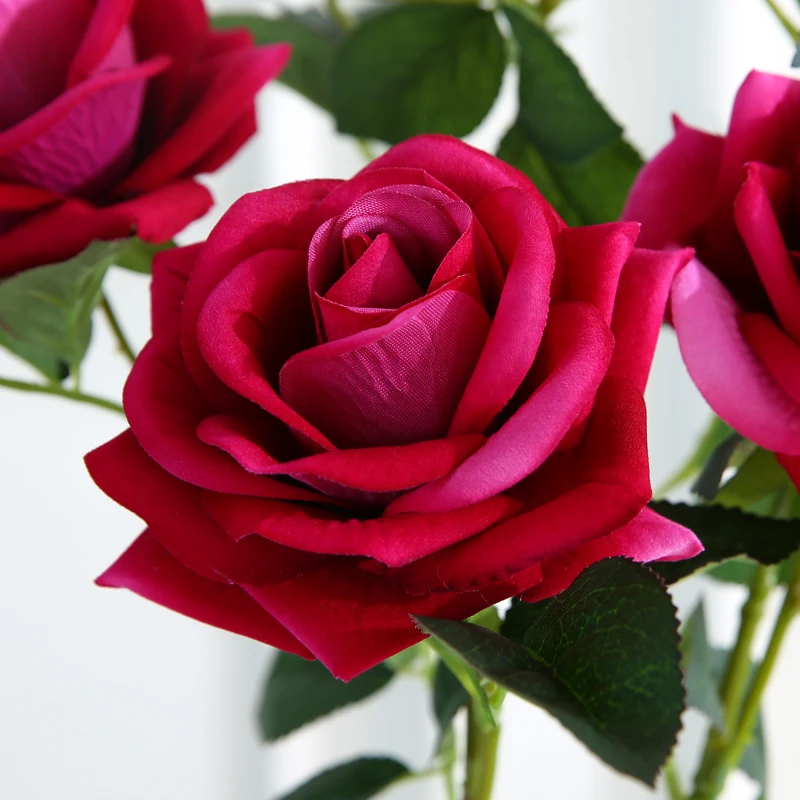94cm Artificial Flowers Simulation Flower Rose Living Room Dining Table Fake Flower Decoration Vase Wedding Gift Bouquet Balcony 94cm Artificial Flowers Simulation Flower Rose Living Room Dining Table Fake Flower Decoration Vase Wedding Gift Bouquet Balcony