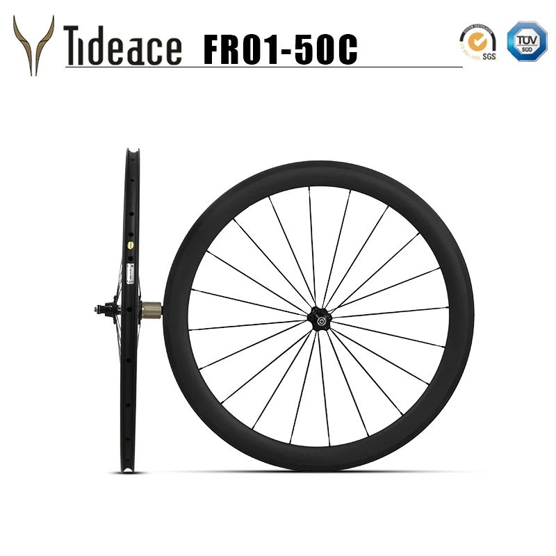 US $412.68 ClincherAmpTubeless Super Light 700c 50mm Clincher Road Bike Wheelset Ud Carbon Road Wheels 50c With Novatec Powerway 271hubs