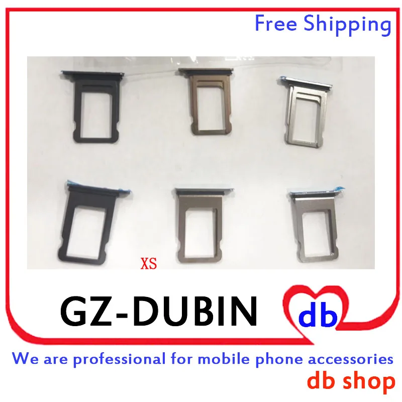 For Iphone X XS MAX XR R MAX SIM Card Memory SD TF Reader Socket Holder