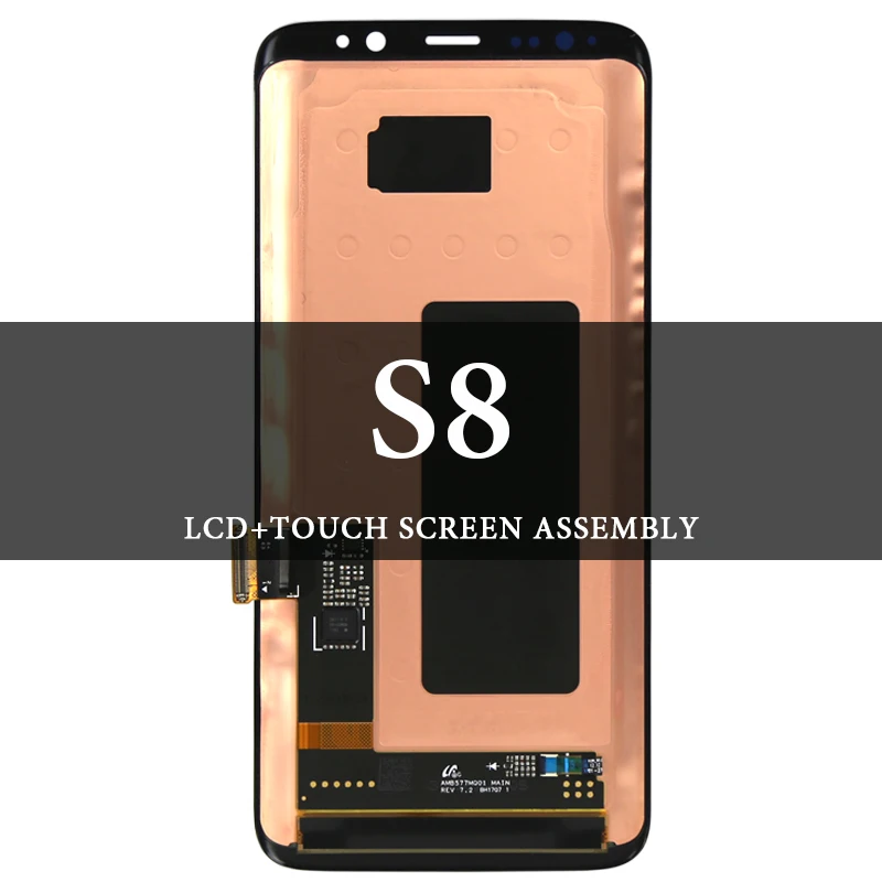 

Super AMOLED LCD For S8 LCD Dispaly With Touch Screen Assembly For S8 G950 Screen Digitizer Replacement