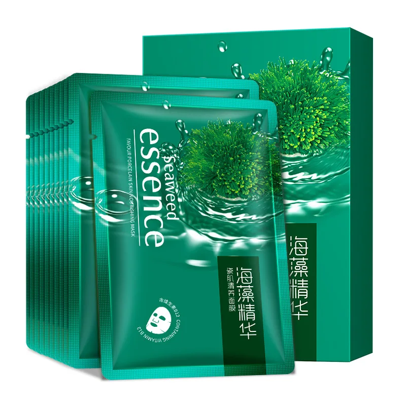 

Boxed seaweed clean-up mask moisturizing oil shrinks pores to brighten skin tone