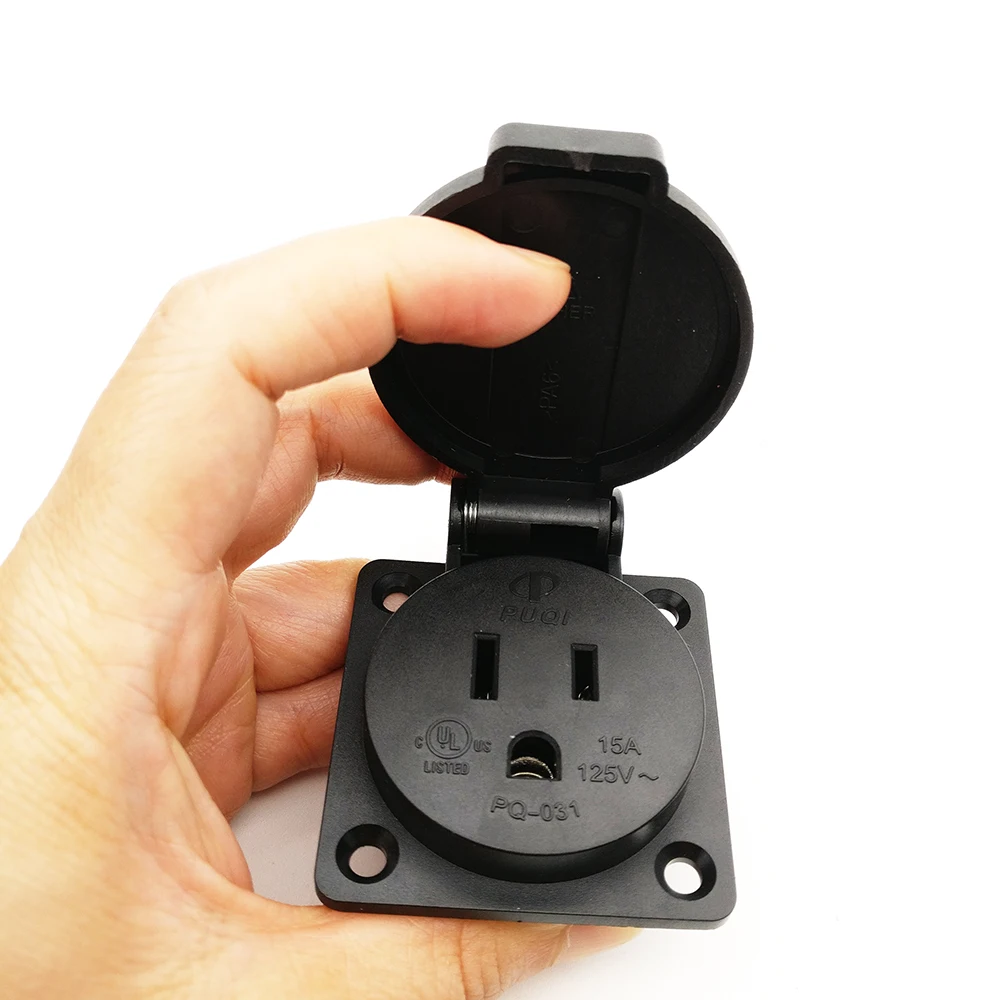 IEC 320 C14 United states 3 prong plug Waterproof AC POWER Socket