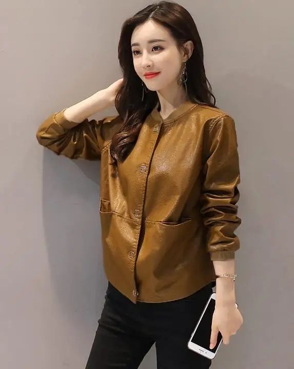 black cou caramel Black Qualité red Newspring Vestes caramel Cotton Simple brownish Automne Cuir Veste red Haute Courtes Similicuir Femmes O Boutonnage En M Noir 2018 De 2xl Cotton brown Yellow Cotton Neuf Cotton And BZ4vqRq